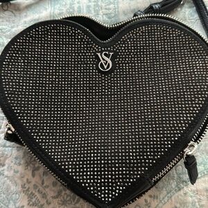 Victoria’s Secret sparkly heart purse